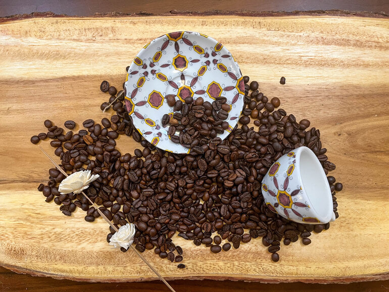 Espresso cup with saucer. Praiano Collection