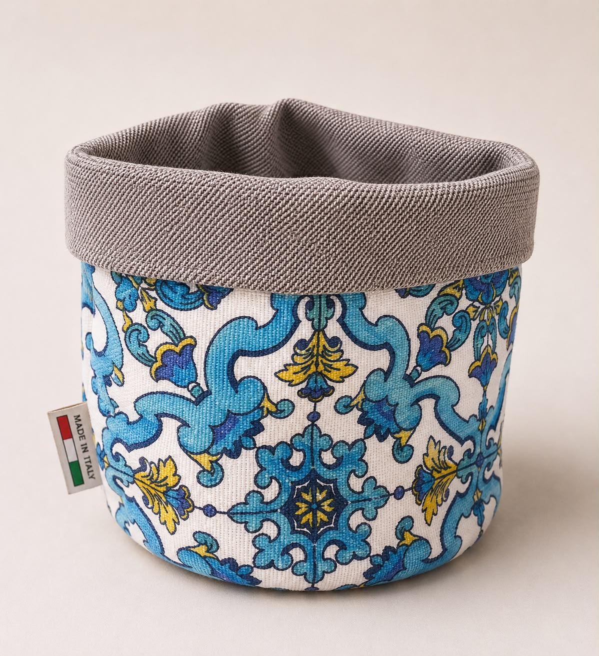 Le Riggiole - Bread Basket fabric cm.11 Sky Blue decor - 06165441