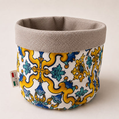 Le Riggiole - Bread Basket fabric cm.11 Yellow decor - 06165440