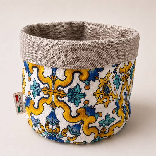 Le Riggiole - Bread Basket fabric cm.11 Yellow decor - 06165440