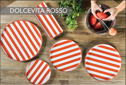 Dolcevita Rosso - Rectangular Plate cm.29x13 - 06027929