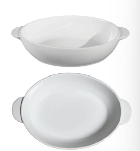 Stone - Oval Eared Plate cm.21x28 - 06022913