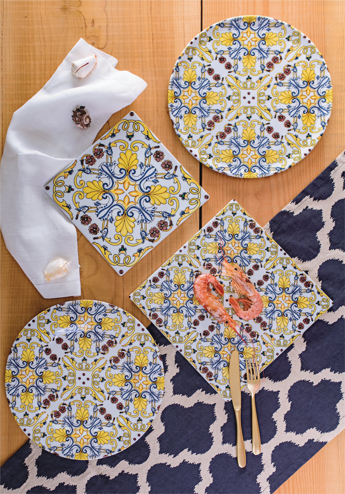 Positano - Square Plate cm.24X24 - 99000318