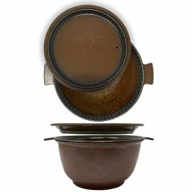 Pompei - Cup with handle and lid cm.16x8.5 - 06092232