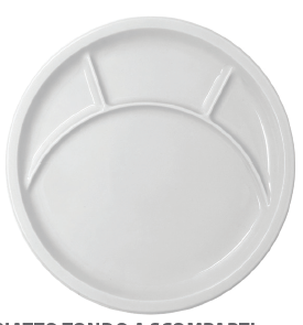 Speciali - Compartments Round Plate cm.27 - 06165308