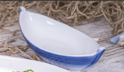 Speciali - Small Boat Shaped Plate cm.20.5x10.5 - 06170958