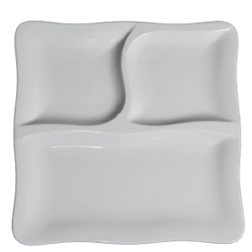 Speciali - Compartments Square Plate cm.28x28 - 06163551