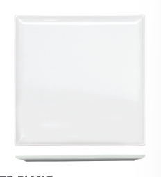 Tetris - Flat Square Plate cm.17x17 - 06026180