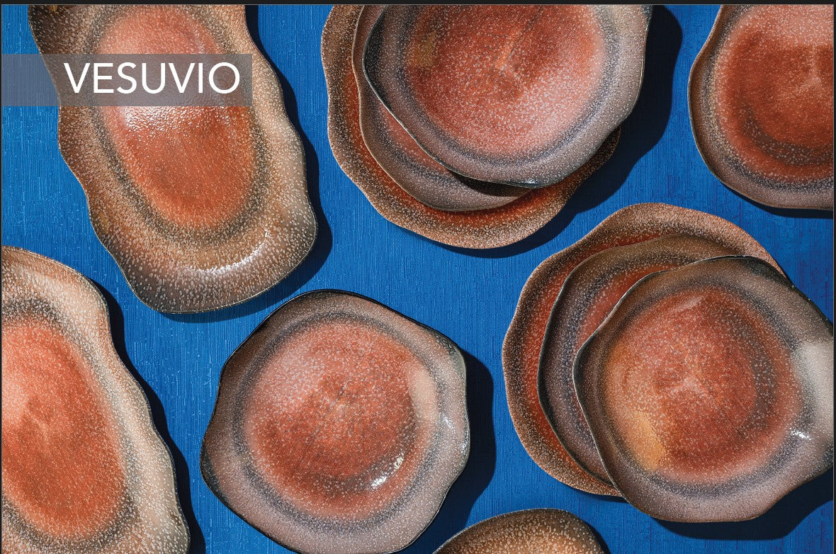 Vesuvio - Rectangular Plate cm.35x20 - 06166335