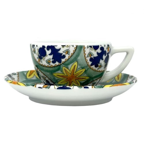 Porcelain Espresso Cup & Saucer set Maiori