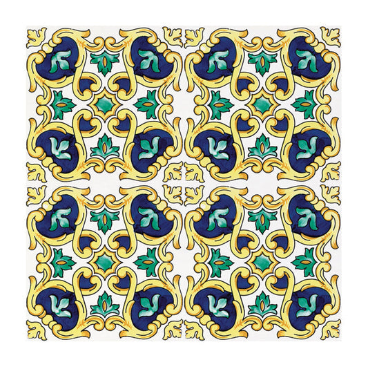 Square Plate Amalfi Cm.29X29 Le Riggiole