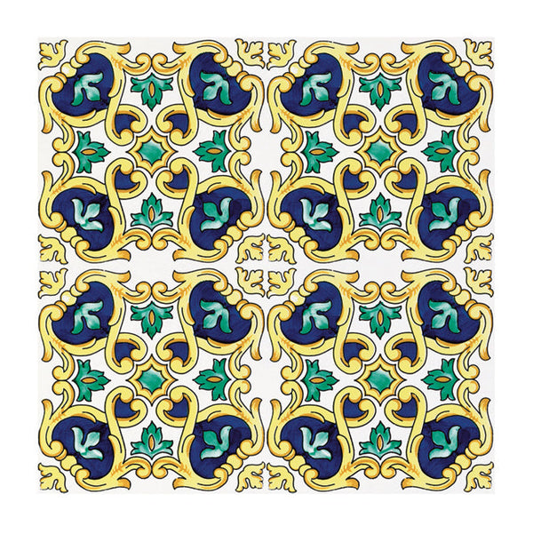 Square Plate Amalfi Cm.29X29 Le Riggiole