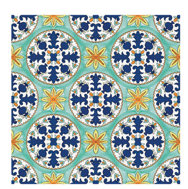 Square Plate Maiori Cm.29X29 Le Riggiole