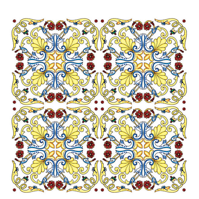 Positano - Square Plate cm.29X29 - 99000390